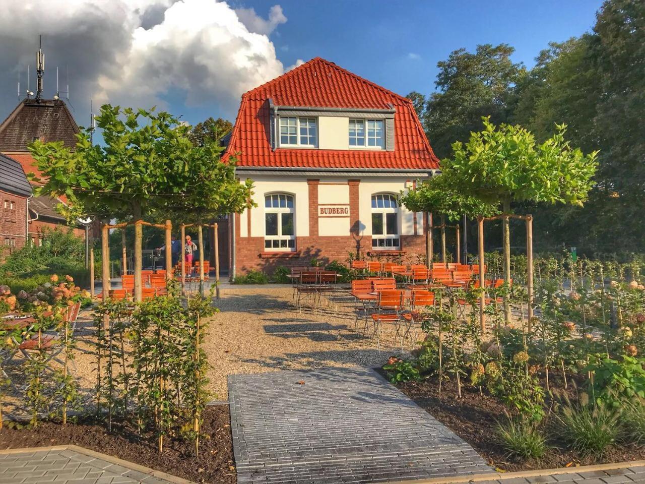 Budberger Bahnhof Panzió Rheinberg Kültér fotó
