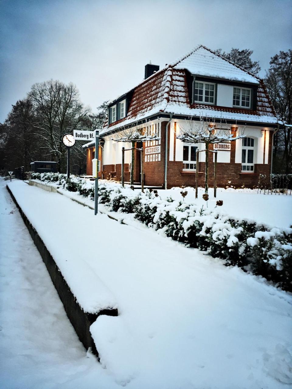 Budberger Bahnhof Panzió Rheinberg Kültér fotó